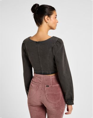 Telovnik Lee Denim Corset Črna | 112355105