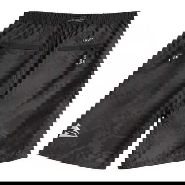 Kratke hlače and wander and wander x END. Nylon Print Shorts, Size Large Črna | 5745122524-022, 2