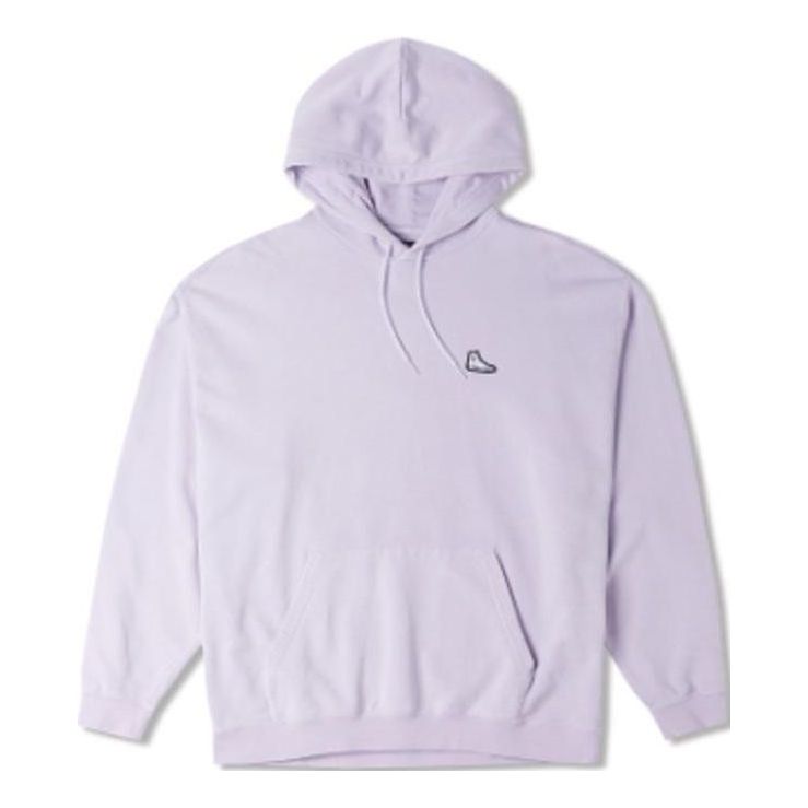 Pulover Converse Embroidered Patch Hoodie Lila | 10025456-A06