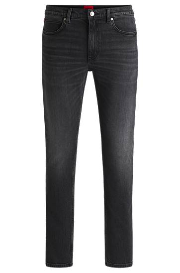 Kavbojke BOSS Extra-Slim Fit Stretch Denim Jeans Črna | 50530591