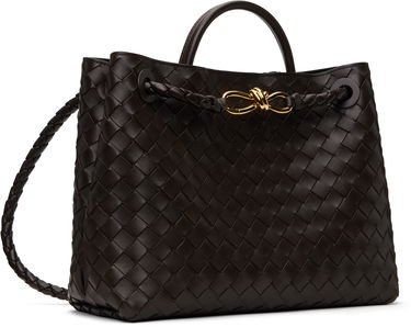 Tote bag Bottega Veneta Bottega Veneta Andiamo Woven Leather Tote Rjava | 766016VCPP12272, 1