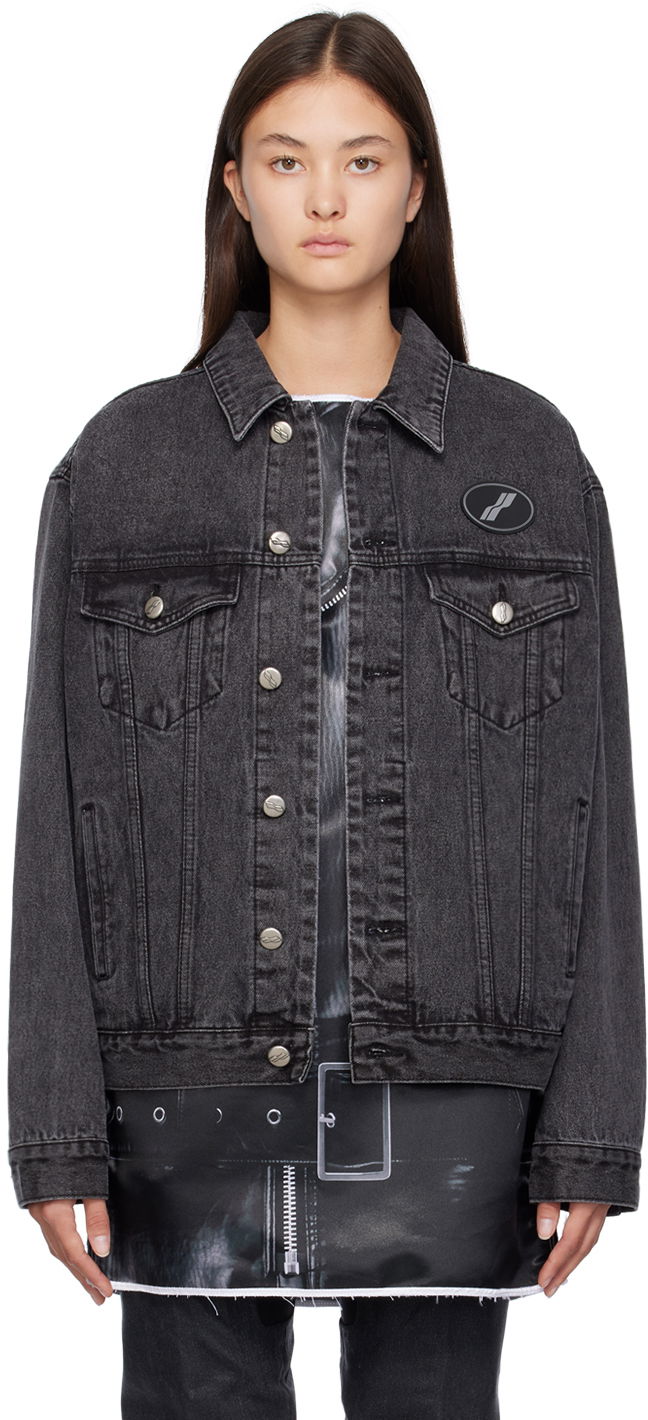 Jakna We11done We11done Faded Denim Jacket Črna | WD-DJ4-20-017-U-WB