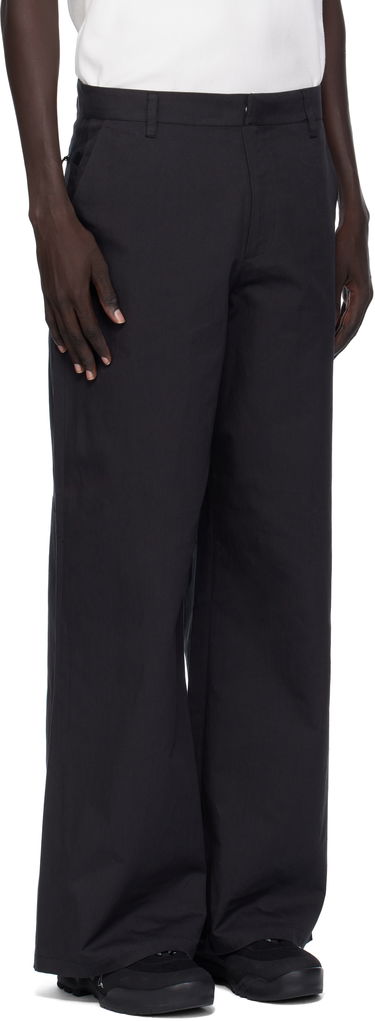 Hlače HELIOT EMIL Heliot Emil Kathemera Wide Leg Trousers Črna | AW25_M_10_210_BLK01, 1