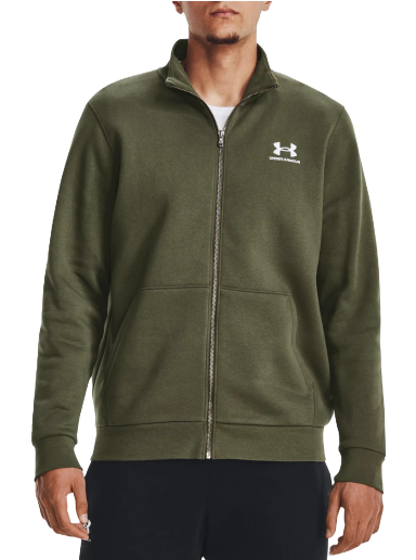 Pulover Under Armour Essential Fleece Track Sweatshirt Zelena | 1381035-390