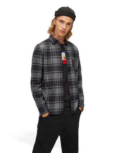 Srajce BOSS Regular Shirt Siva | 50478545