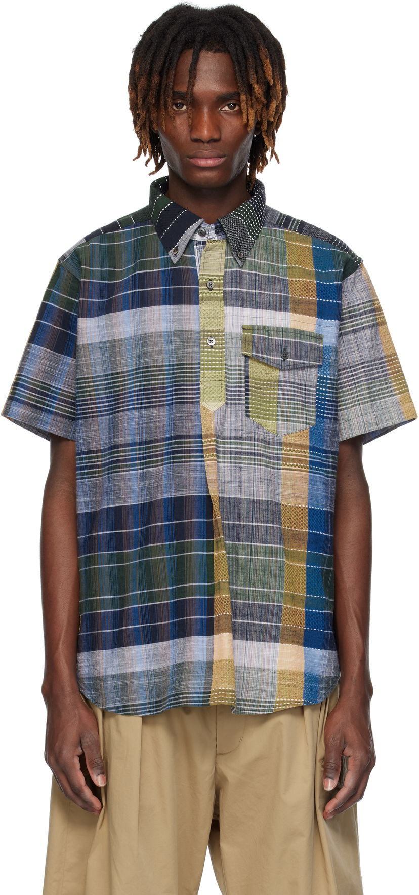 Srajce Engineered Garments Engineered Garments Popover BD Shirt Večbarvna | 25S1A003