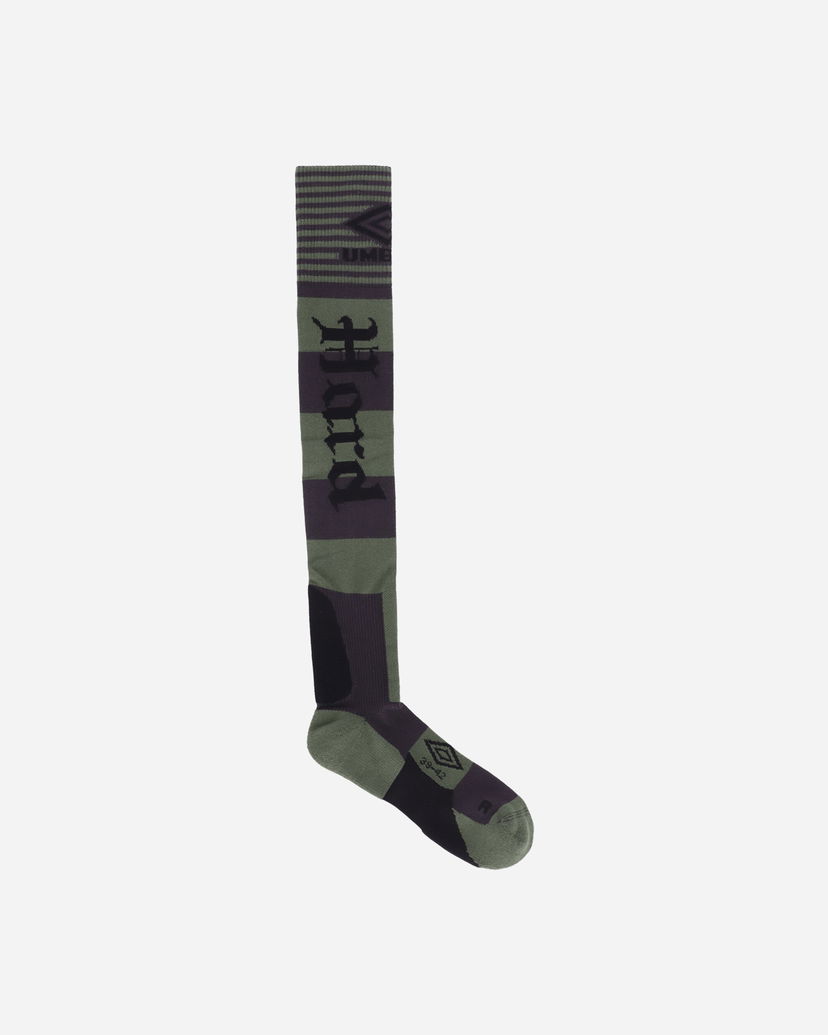 Nogavice Umbro Hard Times Knee-High Socks Zelena | UBMW0262YA12 GRN0045