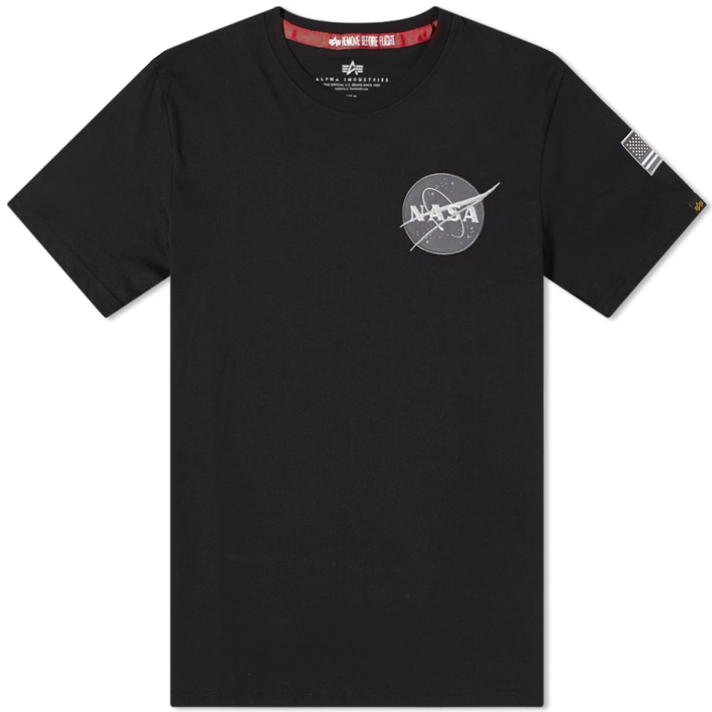 Majica Alpha Industries Space Shuttle Tee Črna | 176507-03, 0