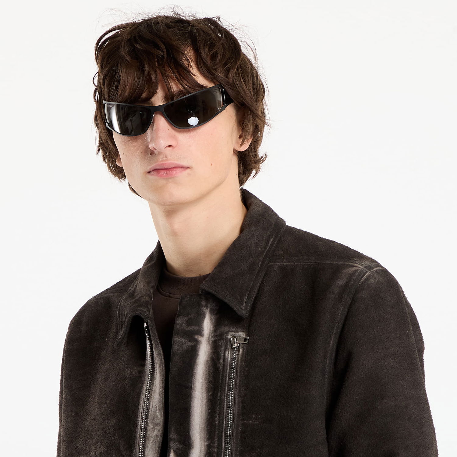 Jakna Rick Owens Rick Owens DRKSHDW Concealed Zipfront Jacket Rjava | DU02E7775 BMO 78, 1