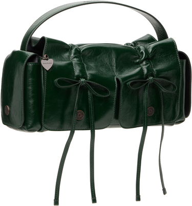 Torbica Acne Studios Acne Studios Multipocket Leather Shoulder Bag Črna | A10432-, 3