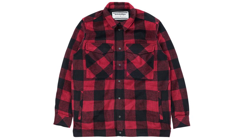 Srajce Onitsuka Tiger Flane Shirt Rdeča | 2181A036-600
