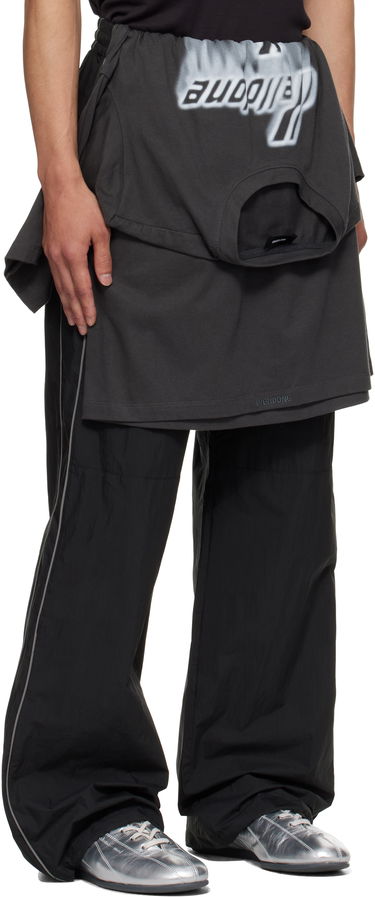 Hlače We11done We11done Layered Track Pants Črna | WD-PT2-25-250-U-BK, 1