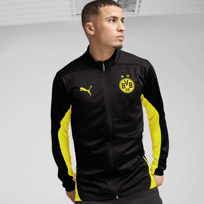 Vetrovka Puma Borussia Dortmund Men's Training Jacket Črna | 777615_02