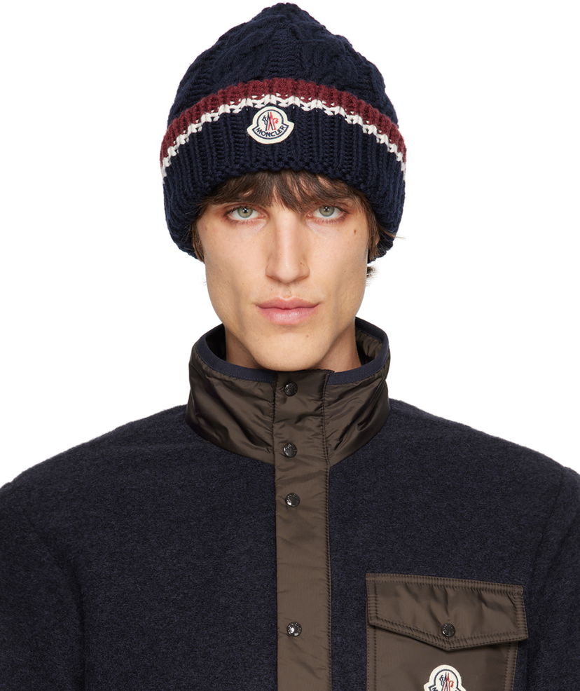 Beanie Moncler Navy Archivio Beanie Mornarica | J20913B00061M1172