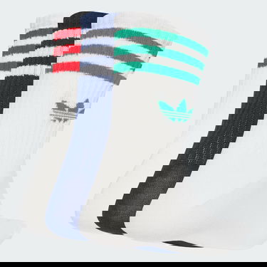 Nogavice adidas Performance 3-Stripes Crew Socks - 3 Pairs Bela | JV7408, 0