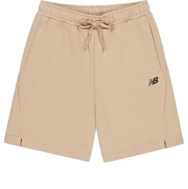 Kratke hlače New Balance Logo Cotton Shorts Bež | AMS41366-INC