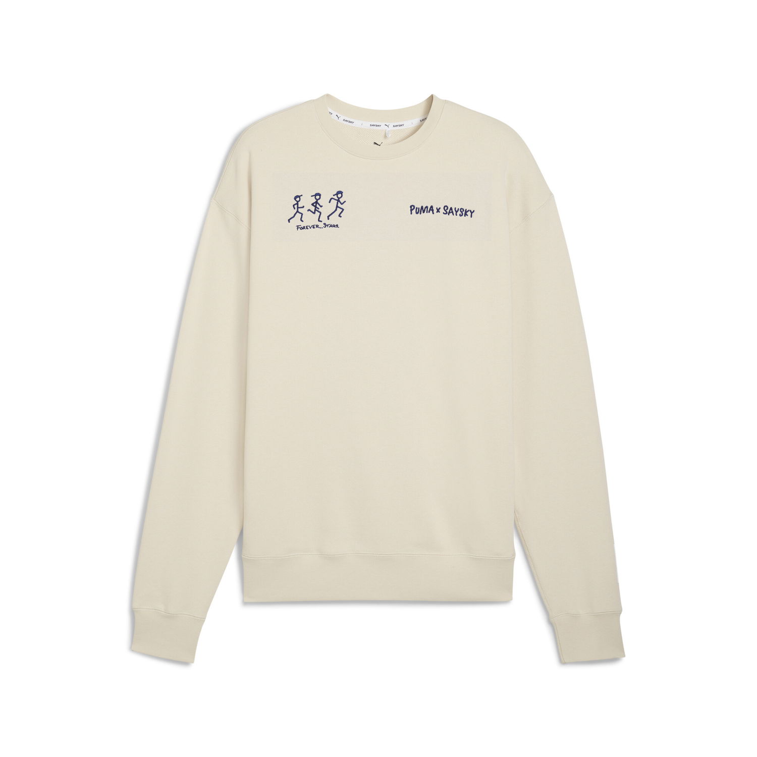 Pulover Puma PUMA x SAYSKY Crewneck Sweatshirt Bež | 527557_87, 0