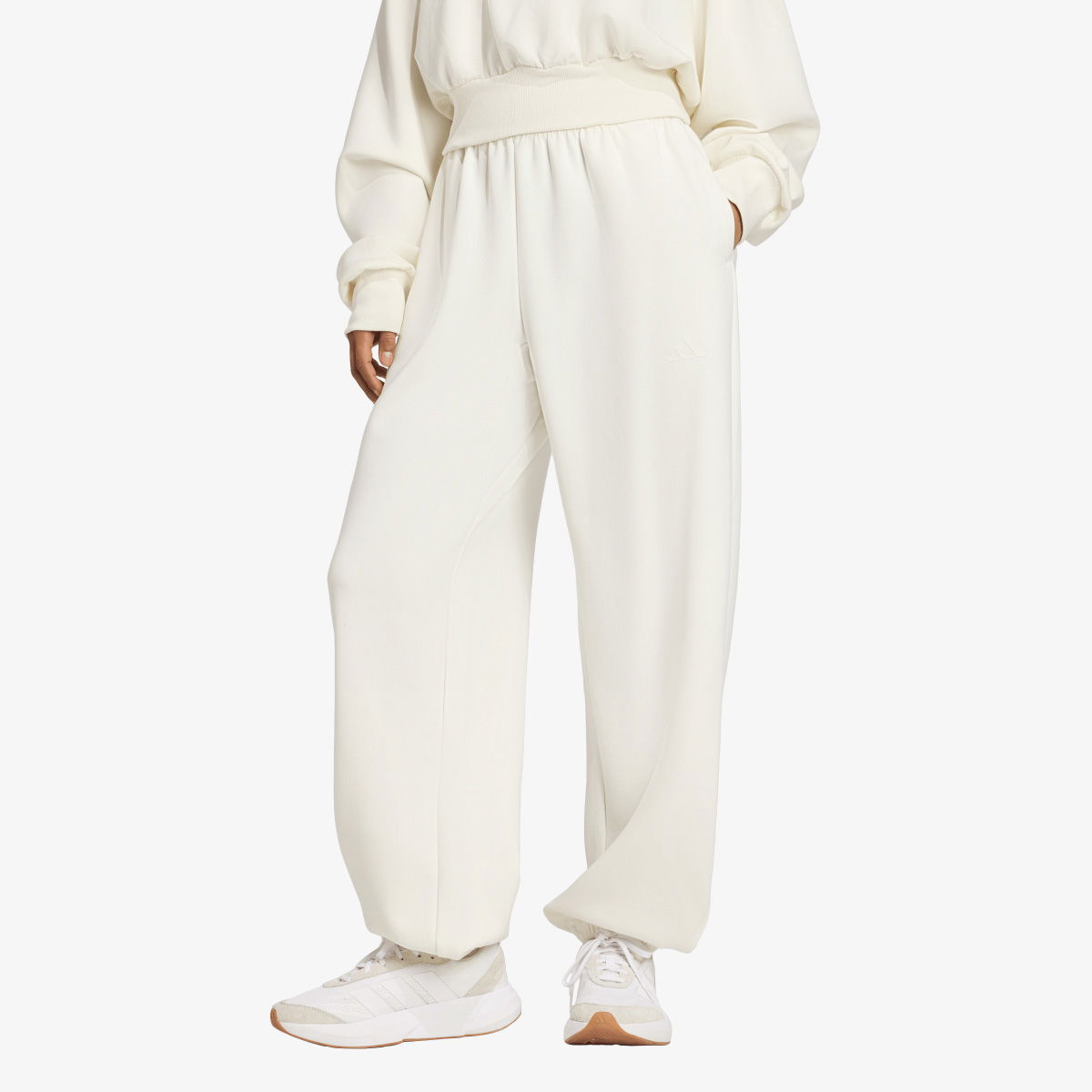 Trenirka adidas Performance ALL SZN Soft Lux Relaxed Fit Pants Bela | JV9896, 1