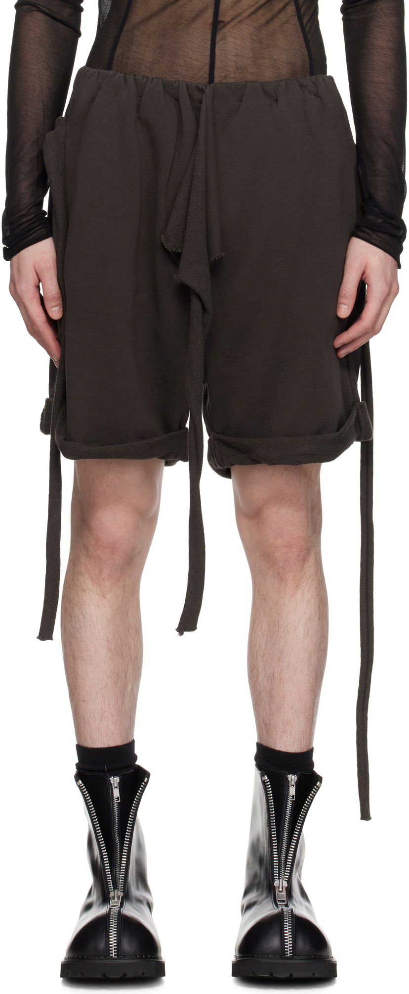 Kratke hlače Ottolinger Ottolinger Otto Rolled Track Shorts Siva | 115-201615-02