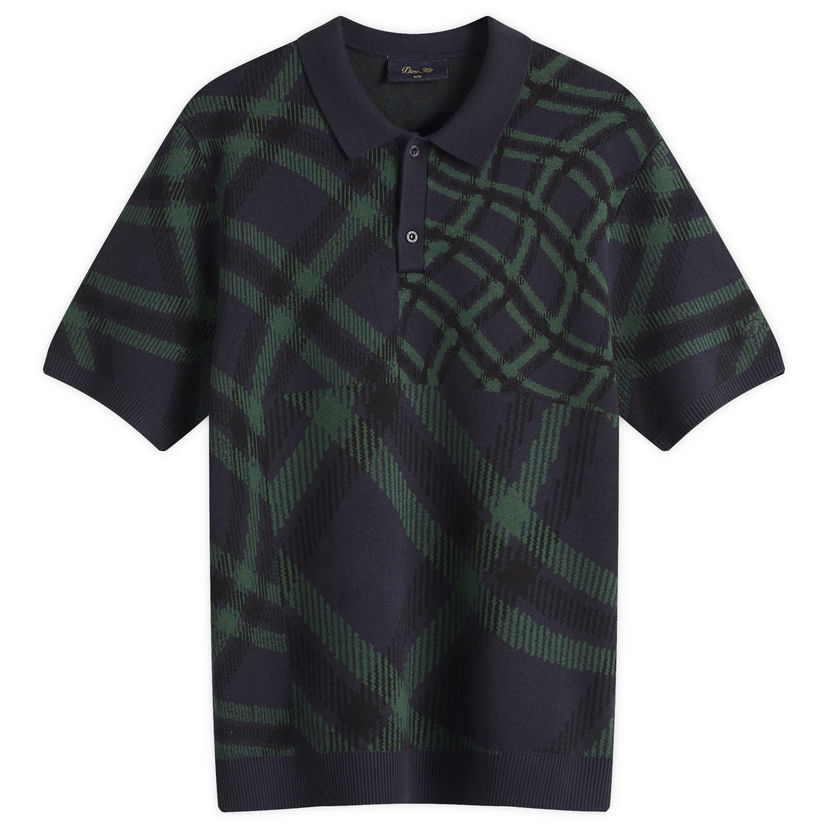 Polo majica Dime Dime Antique Knit Polo Mornarica | DIMESP258NVY