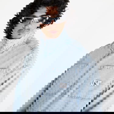 Jakna CALVIN KLEIN Jeans Denim Pop Over Jacket Turkizna | J30J324863 1AA, 4