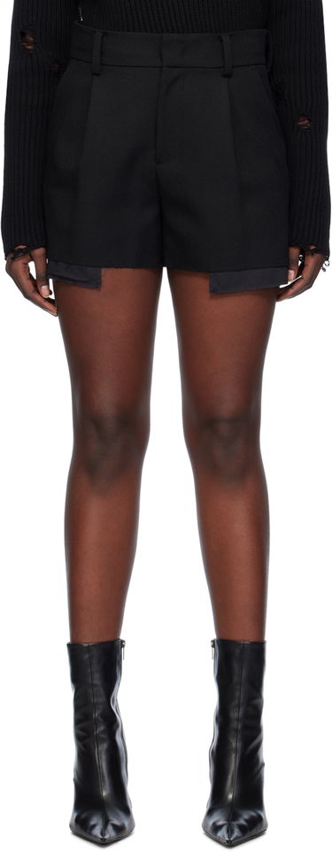 Kratke hlače We11done We11done Layered Shorts Črna | WD-PT0-24-201-M-BK, 0