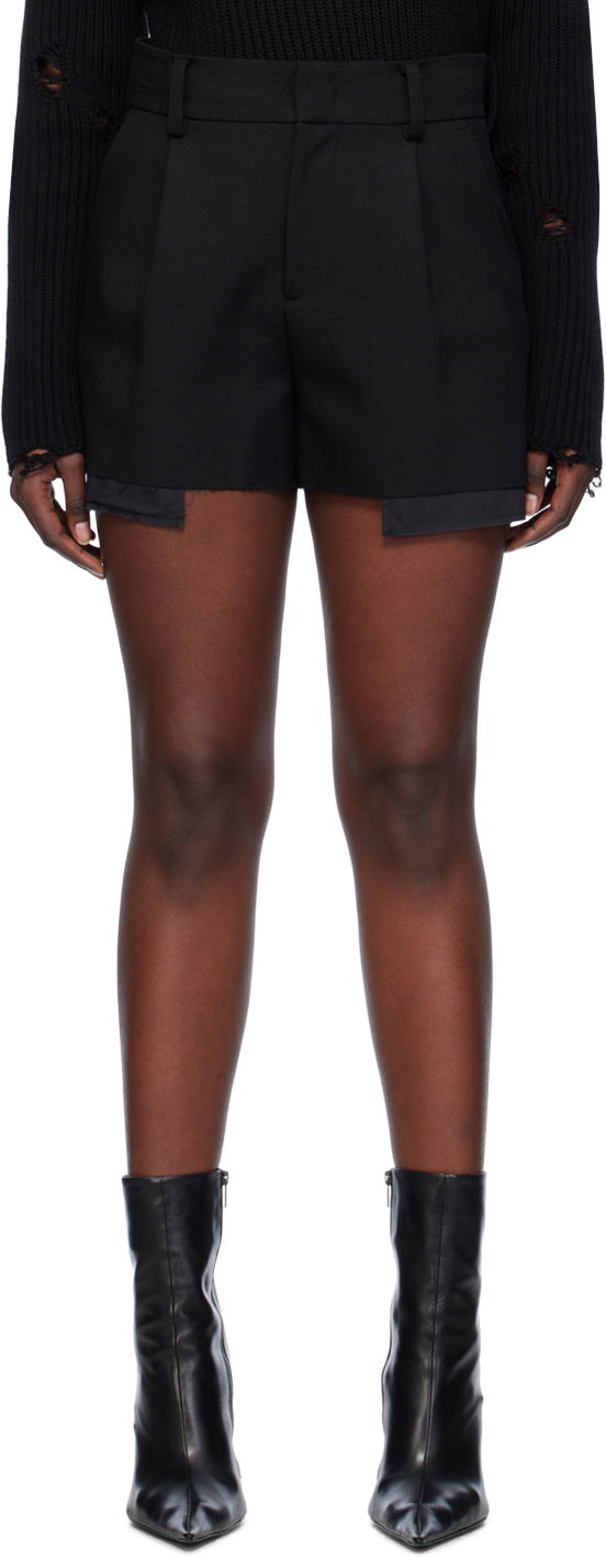 Kratke hlače We11done We11done Layered Shorts Črna | WD-PT0-24-201-M-BK