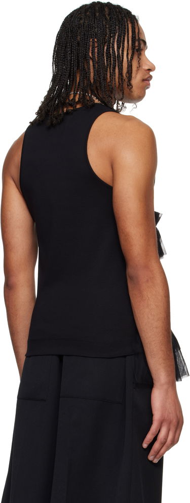 Majica brez rokavov Simone Rocha Simone Rocha Tutu Hem Tank Top Črna | 5334 0553, 2