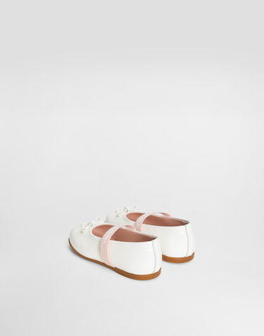 Modni dodatki Dolce & Gabbana Dolce & Gabbana Patent Leather Ballet Flats First Steps (19-26) Bela | D20093A483187682, 2