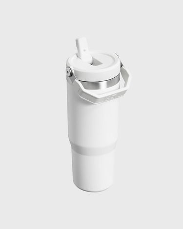Steklenica za pitje Stanley IceFlow Flip Straw Tumbler 30oz Bela | 10-12043-069, 2