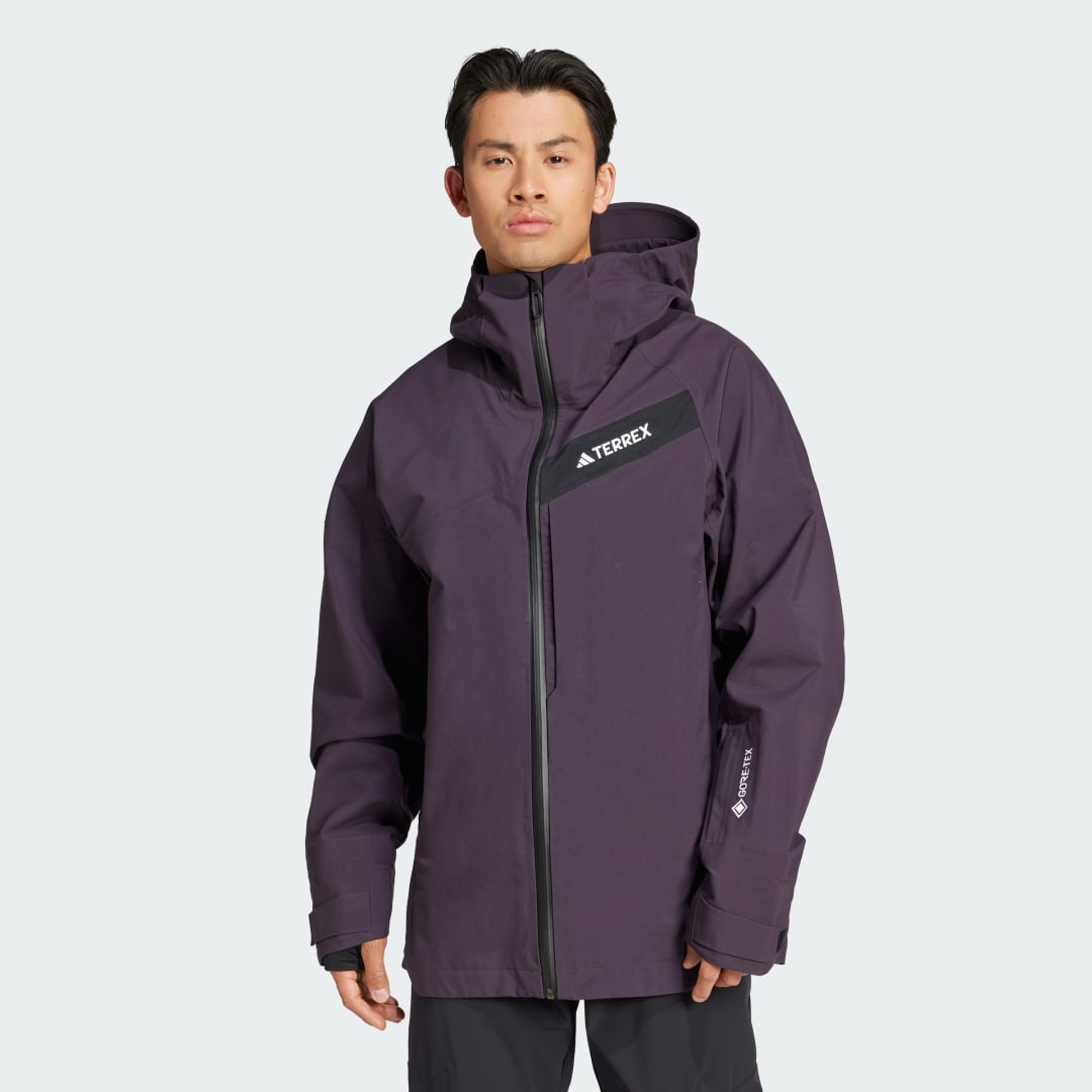 Vetrovka adidas Performance Terrex Techrock 3L GORE-TEX C-Knit Lila | IT3208, 1