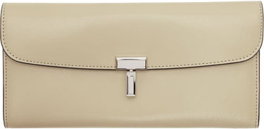 Denarnica TOTEME TOTEME T-Lock Leather Wallet Bež | 251-WAM0041-LE0025, 0