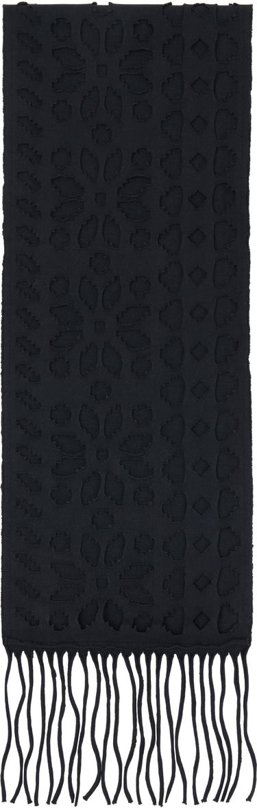 Šala OUR LEGACY Our Legacy Tore Fringed Scarf Črna | A4258TC, 0