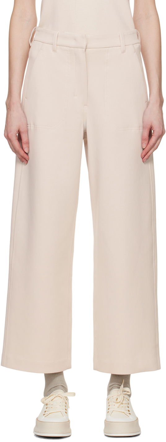 Hlače Max Mara Max Mara Cupola Wide-Leg Trousers Roza | 2419781013600