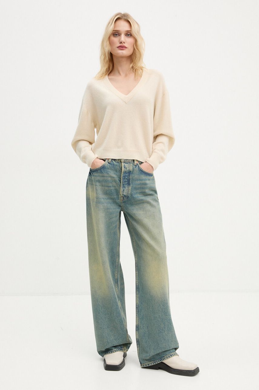 Kavbojke Samsoe Samsoe SHELLY High Waisted Jeans Modra | F24300133, 1