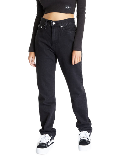 Kavbojke CALVIN KLEIN Authentic Slim Straight Črna | J20J221759 1BY
