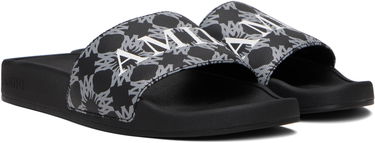 Superge in čevlji AMIRI MA Quad Canvas Slides Črna | AMFOSL1006, 3