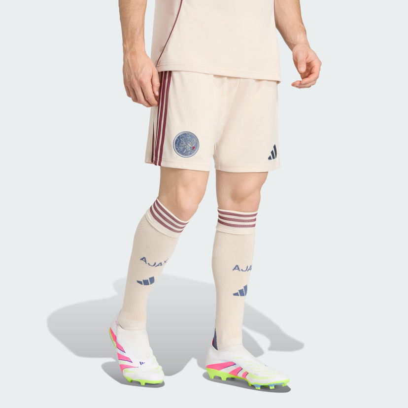 Kratke hlače adidas Performance 25/26 Ajax Amsterdam Third Shorts Bela | JP1445