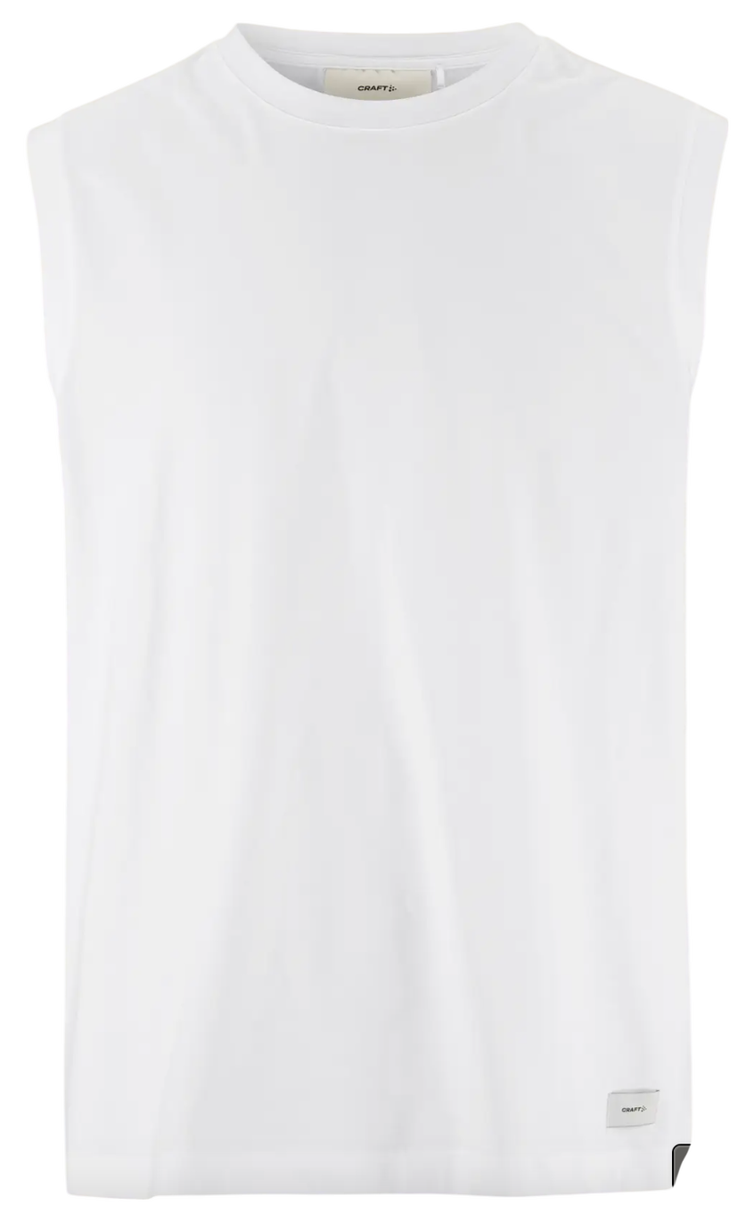 Majica brez rokavov Craft Craft Collective Relaxed Sleeveless T-Shirt Bela | 1916030-900000