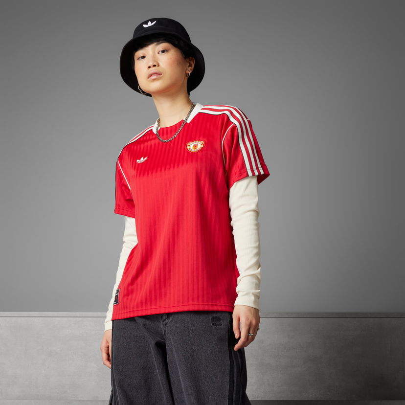 Dres adidas Performance Manchester United Terrace Icons Jersey Rdeča | JF0386