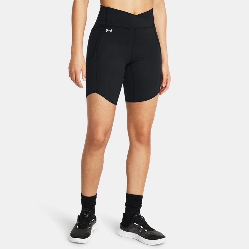 Kratke hlače Under Armour Motion Crossover Radlerhose für Damen Schwarz Črna | 1383633-001