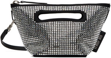 Torbica The Attico The Attico Via dei Giardini 15 Crystal-Embellished Clutch Črna | 241WAH48 V015B, 0