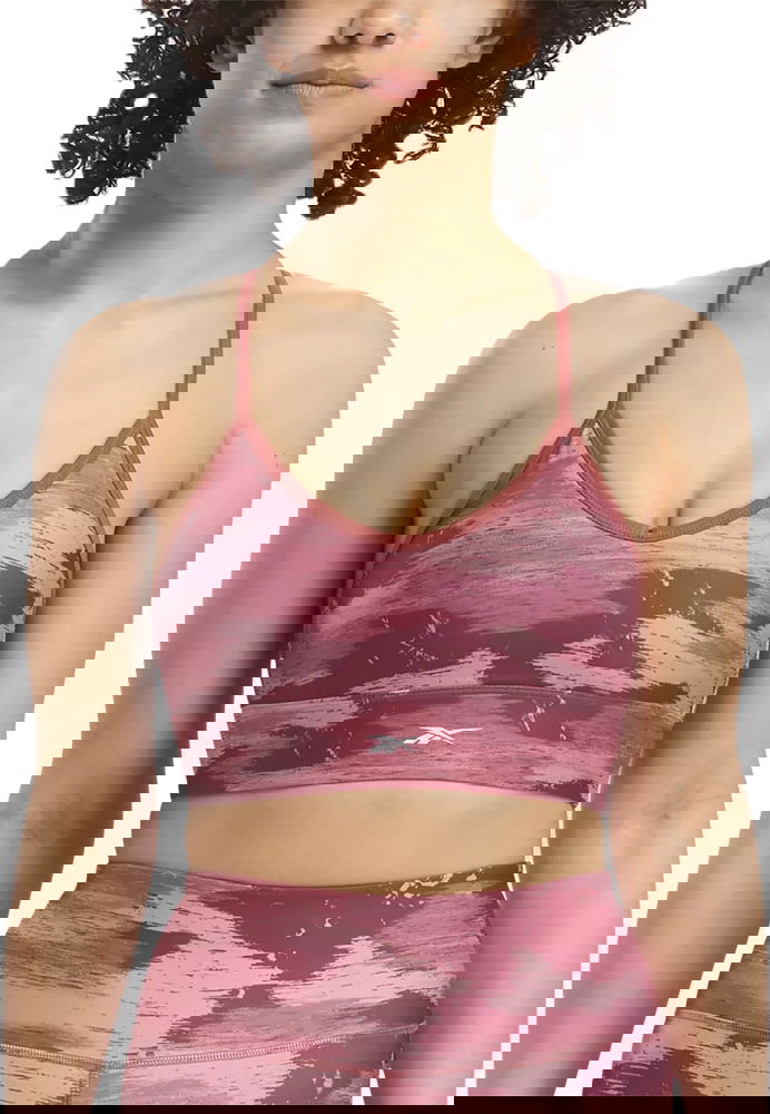 Modrček Reebok Reebok Train Camo Bra Roza | 100035798