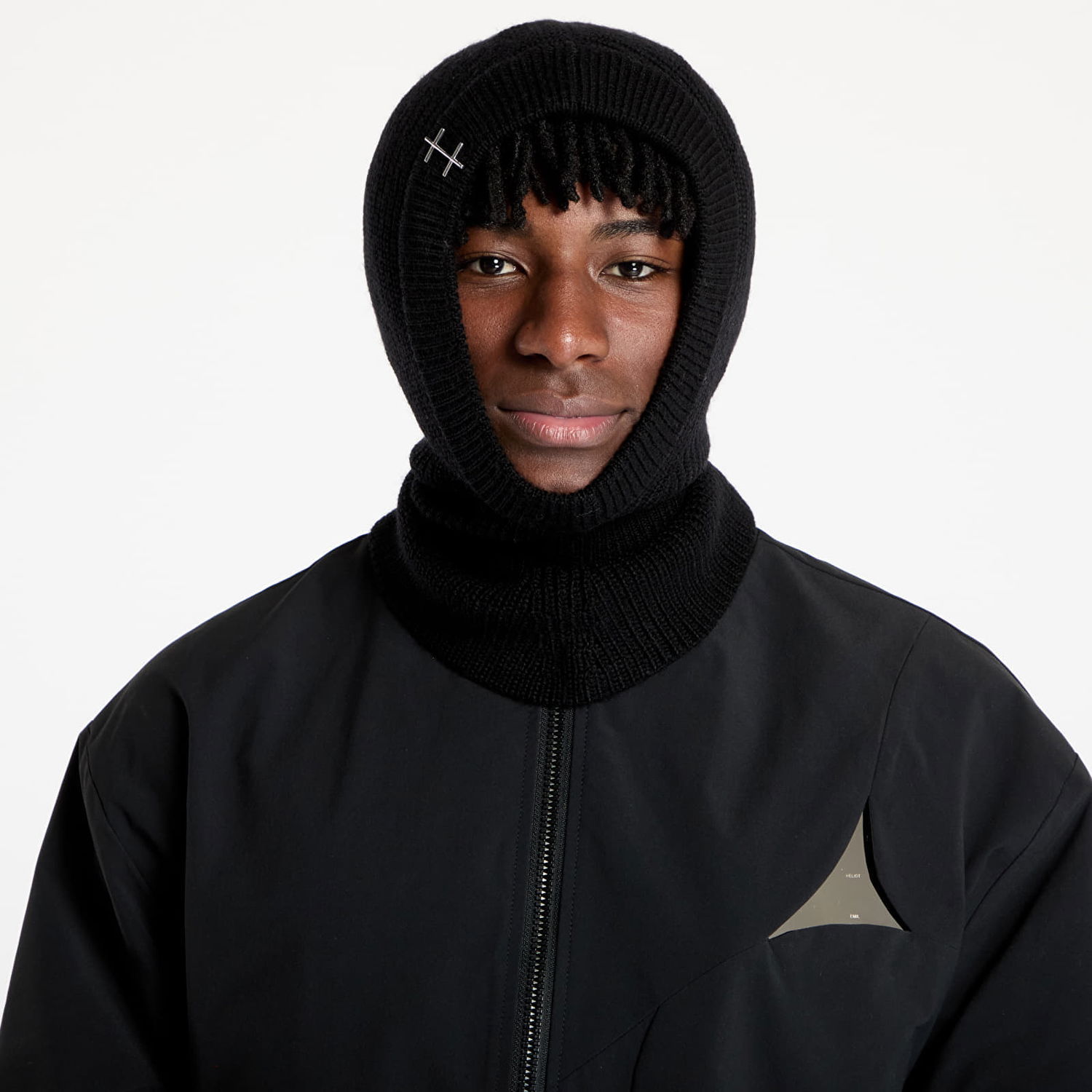 Beanie HELIOT EMIL HELIOT EMIL Nebula Balaclava Črna | PREAW25_16_122_BLK01, 0