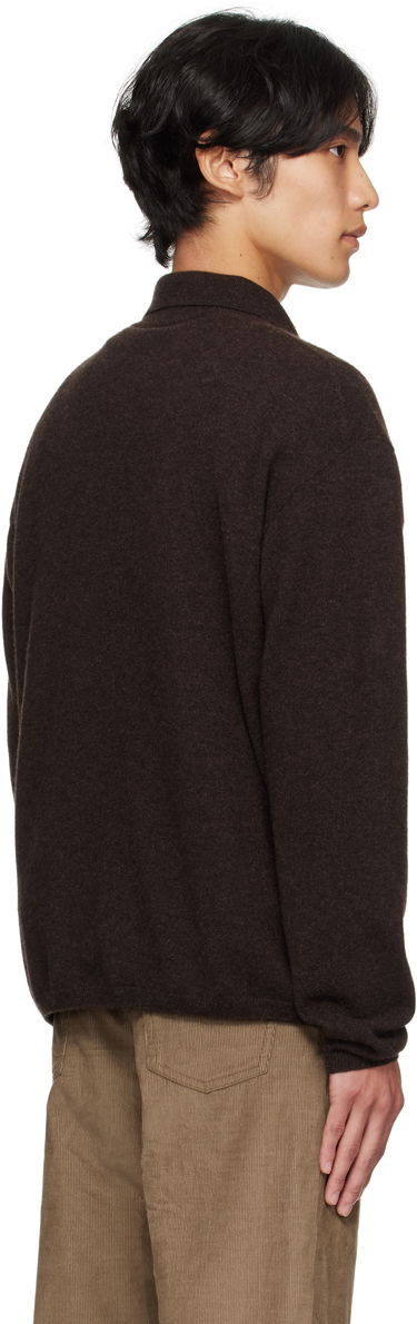 Pleteni pulover The Row The Row Franz Knit Polo Rjava | 1015-Y556, 2