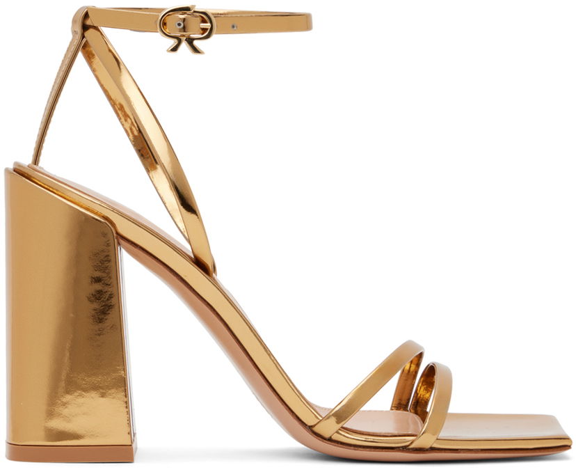 Modni dodatki Gianvito Rossi Gianvito Rossi Heeled Sandals Kovinski | G32336.95RIC.MET