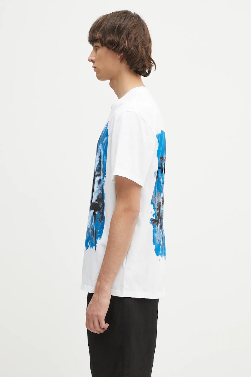Majica Helmut Lang Helmut Lang Scribble Graphic T-Shirt Bela | P02HM509, 1