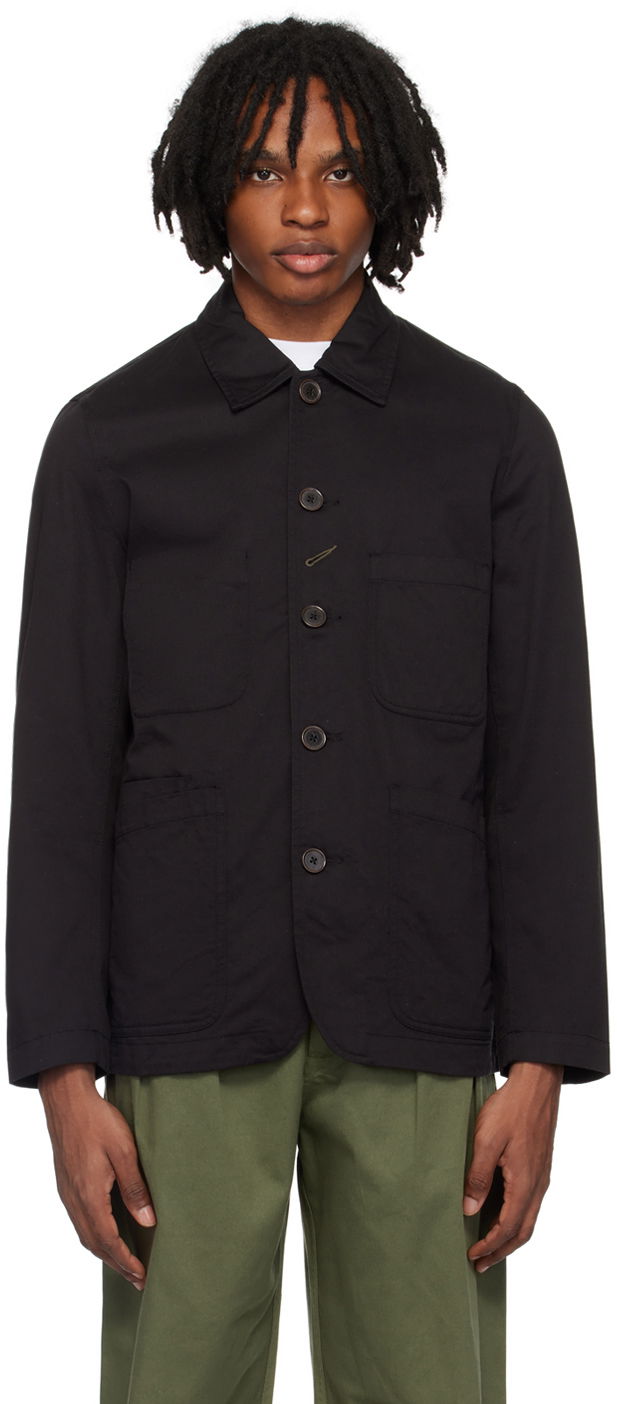 Jakna Universal Works Universal Works Patch Pocket Jacket Črna | 00102, 0