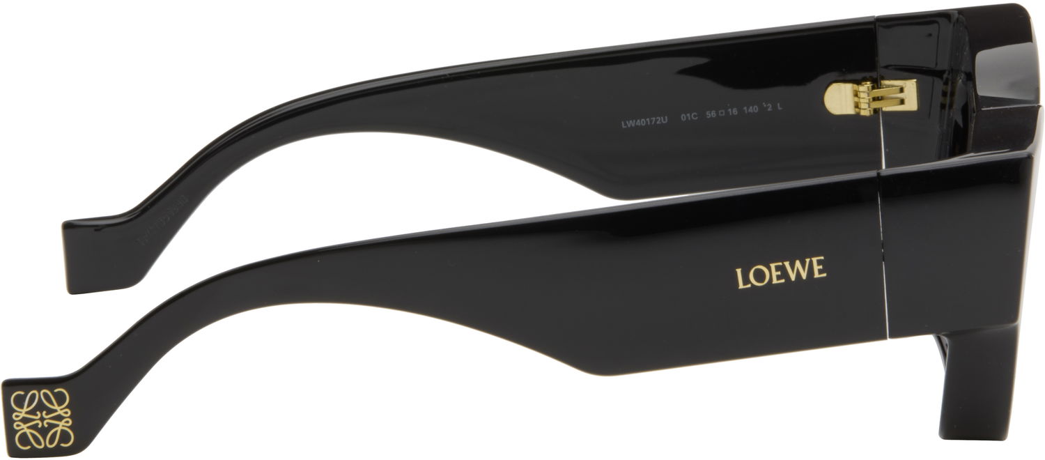 Sončna očala Loewe Paula's Ibiza Goggle Rectangle Sunglasses Črna | LW40172UM5601C 840126861488, 1