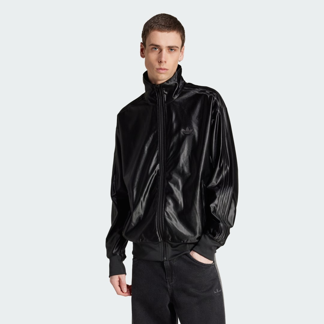 Trenirka adidas Performance Firebird Metallic Track Jacket Črna | JW5960, 0